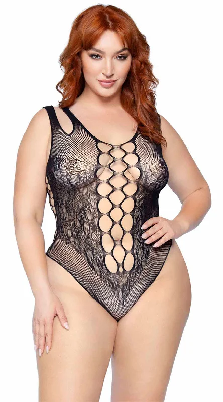 Sheer Bodysuits for a Seductive and Alluring OutfitPlus Size Net Over It Bodysuit