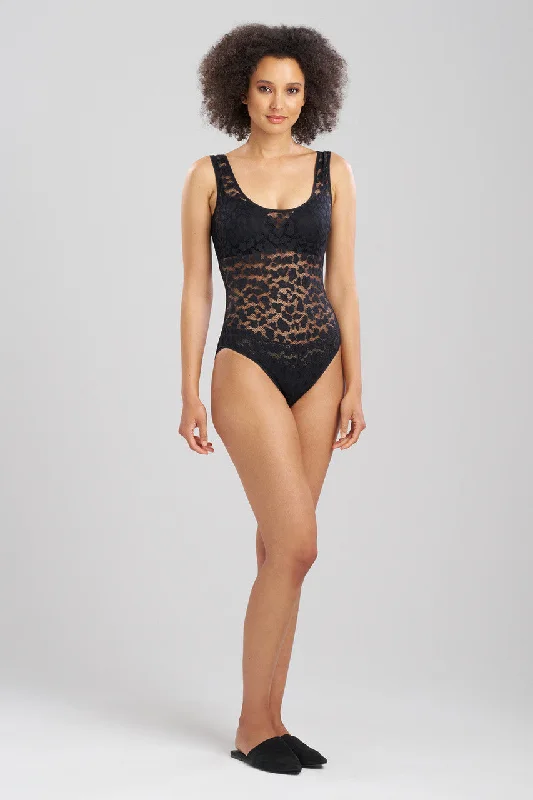 Sheer Bodysuits for a Seductive and Alluring OutfitTemptation Sheer Allover Lace Bodysuit