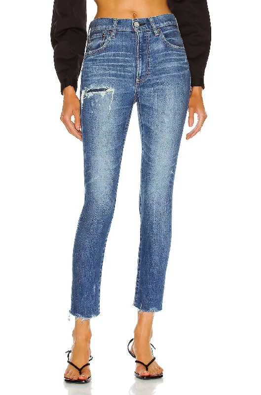 Hammond Skinny High Waisted Jean In Blue