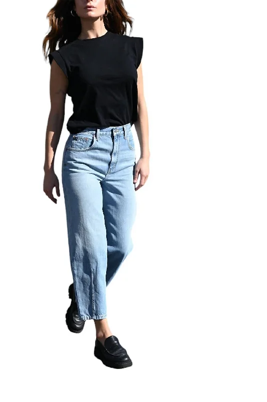 Iris Relaxed Taper Jeans In Arcadia