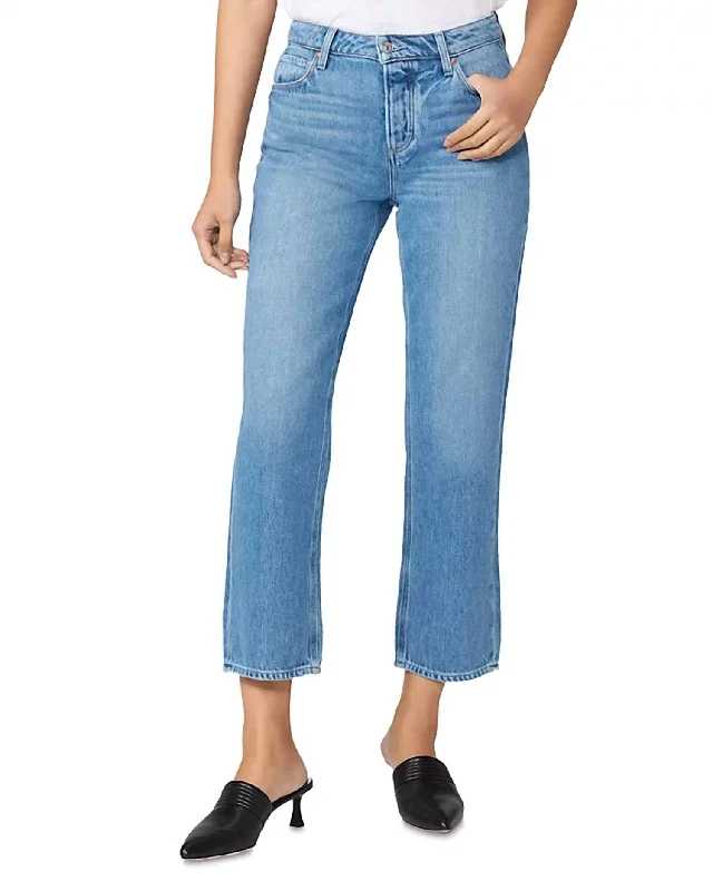 Noella Vintage Slightly Slouchy High Rise Straight Leg Jean In Coastline