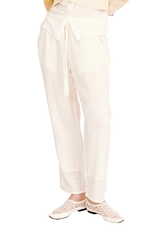 Overland Pant In Washed White