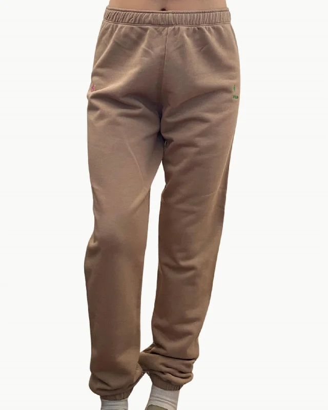 Women's Khei Jogger Pants In Caramel Brown Water