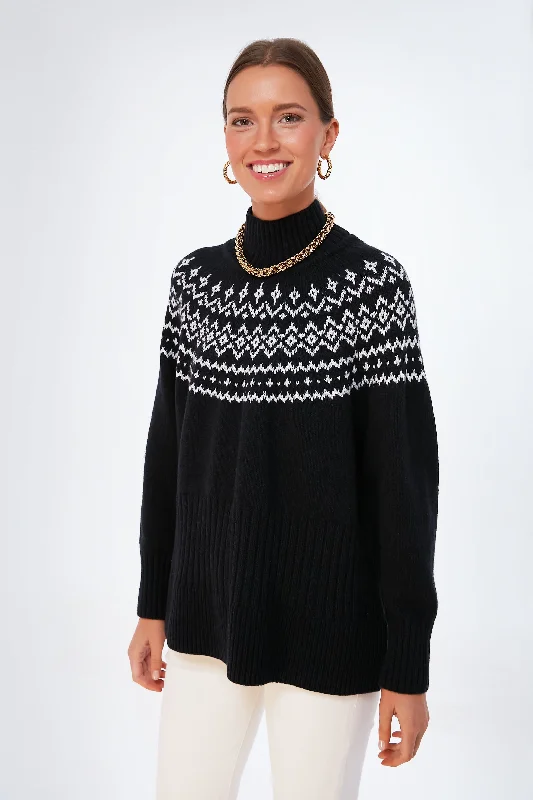 Oversized Women Sweater for a Cozy and Fashionable LookBlack Amberley Knit