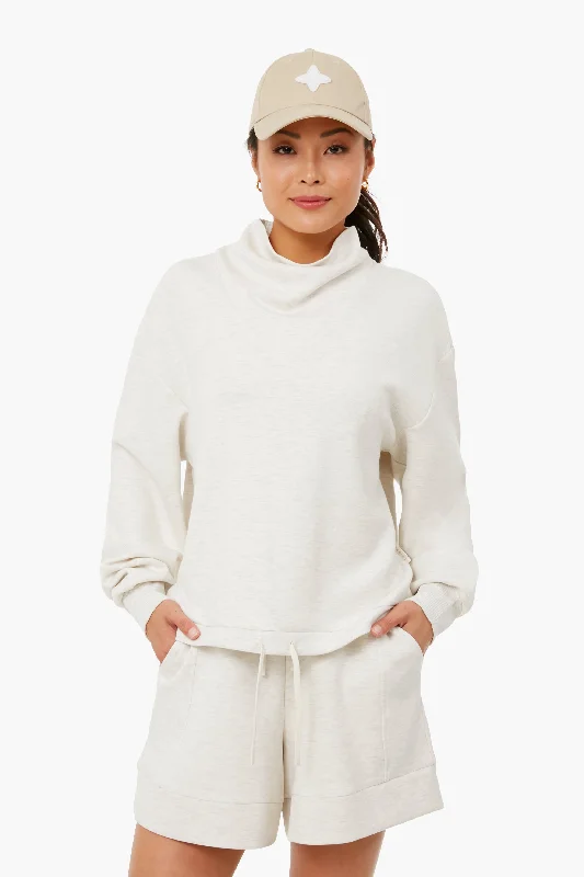 Button - Down Women Sweater for a Versatile LookIvory Marl Betsy Sweat