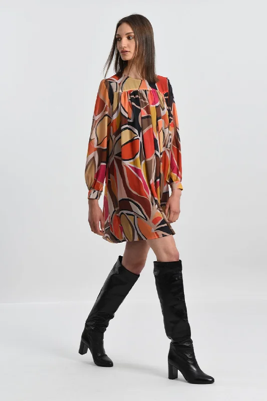 Hooded Women Sweater for Added Comfort and StyleMolly Bracken Multi Coloured Vintage Dress