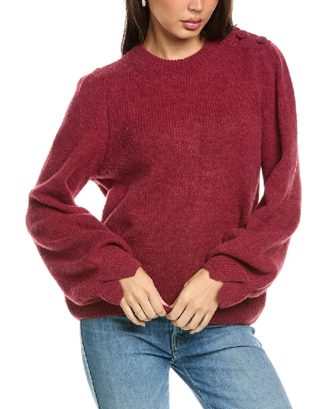 Button - Down Women Sweater for a Versatile LookNation LTD Vivi Alpaca-Blend Sweater