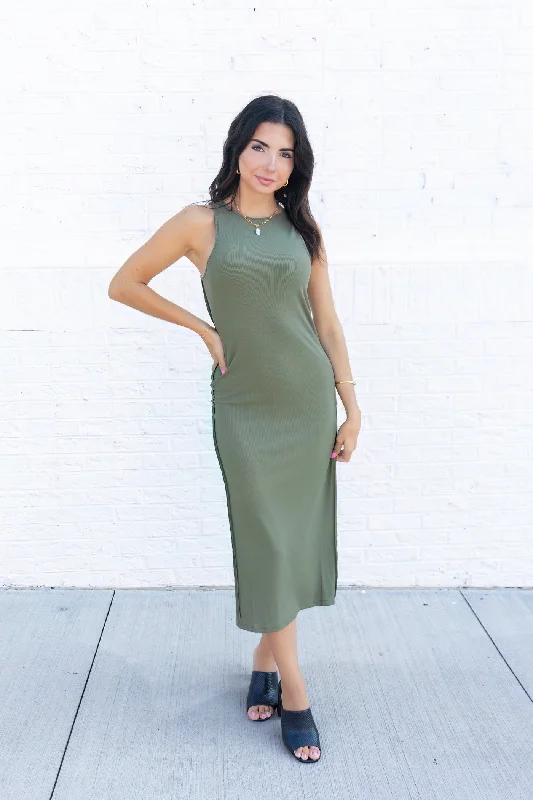 Empire Waist Women Dress to Accentuate the Bust and Conceal the WaistSAMANTHA MIDI DRESS