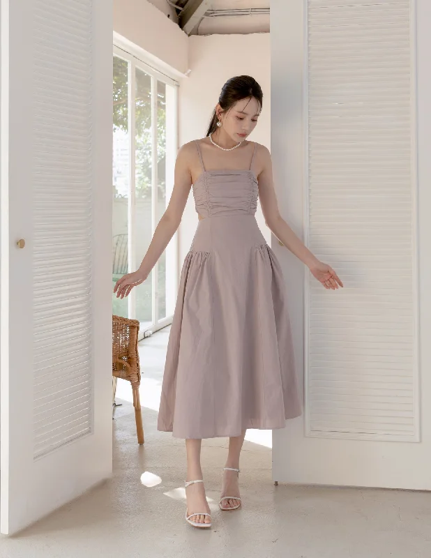 Off - the - Shoulder Women Dress for a Romantic and Feminine LookMegan Dress in Lavender