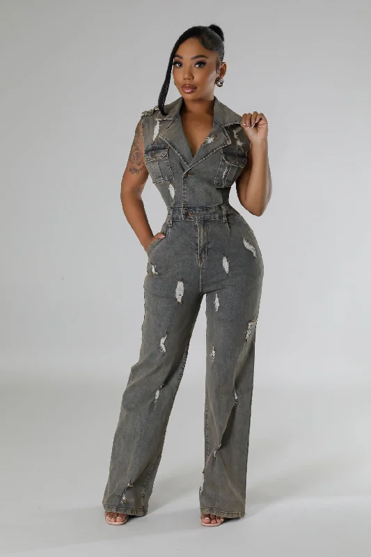 Fringed Denim Top with a Bohemian FlairLover Of Brunch Jumpsuit