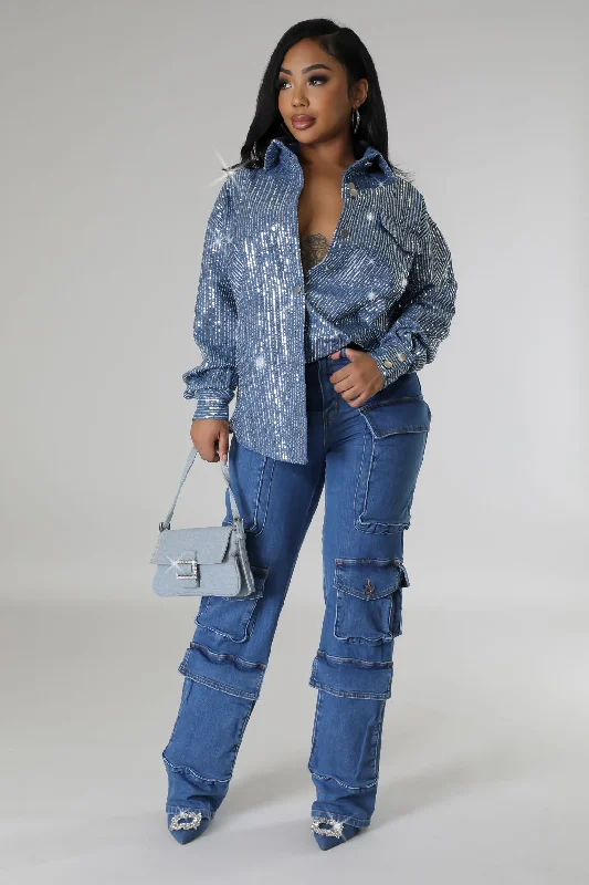 Oversized Denim Top for a Relaxed and Casual VibeLolita Babe Jacket