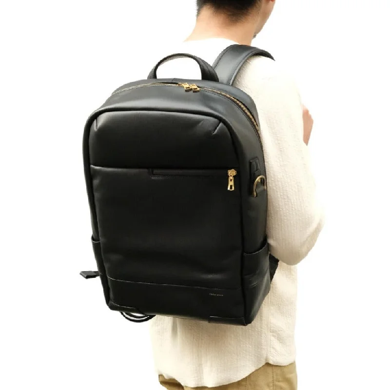 Denim Top for a Beachside Picnic with a Laid - Back StyleMaster-piece "Gloss" Backpack (Black)