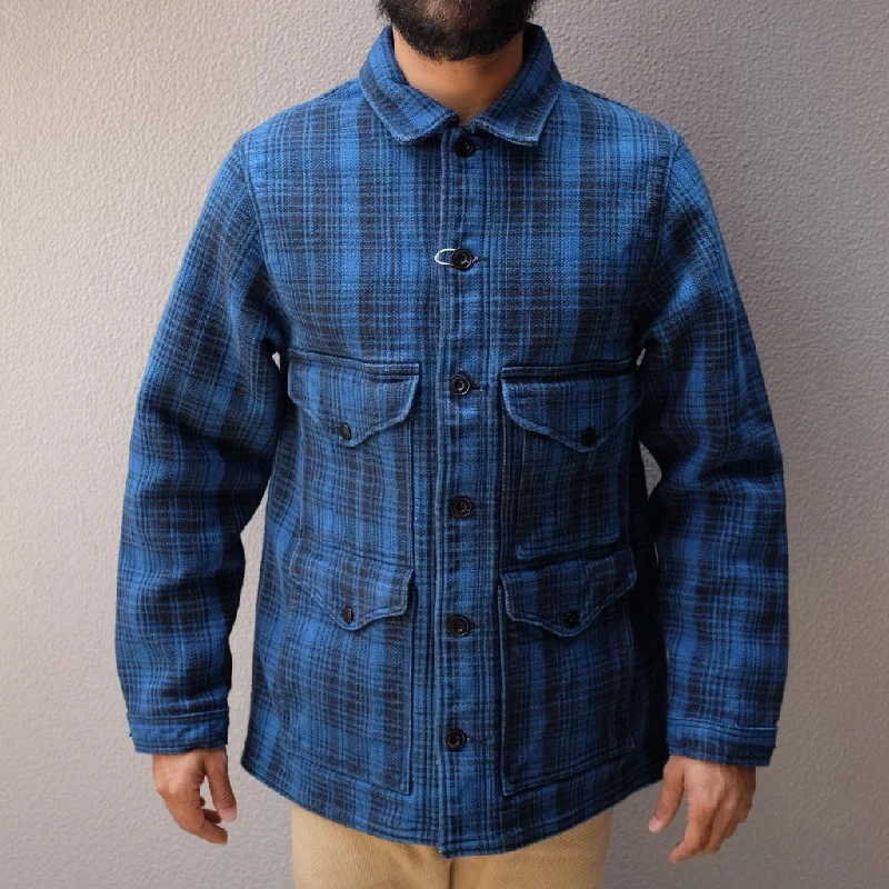 Distressed Denim Top for a Trendy and Edgy LookStudio D'Artisan "Tasogare" Heavyweight Flannel Jacket