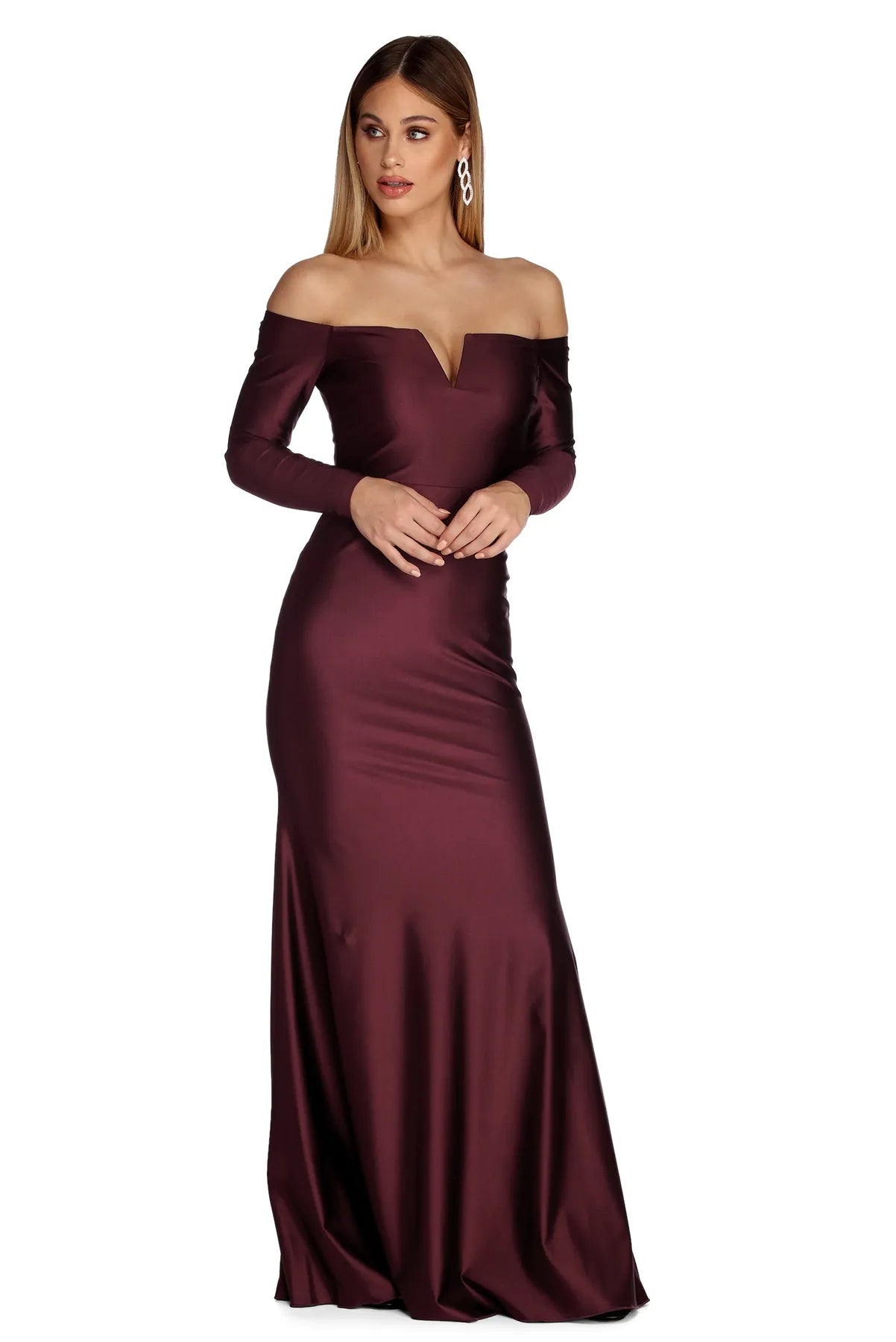 Strapless Women Dress with a Built - in Bra for Comfort and SupportKimora Formal Off The Shoulder Dress