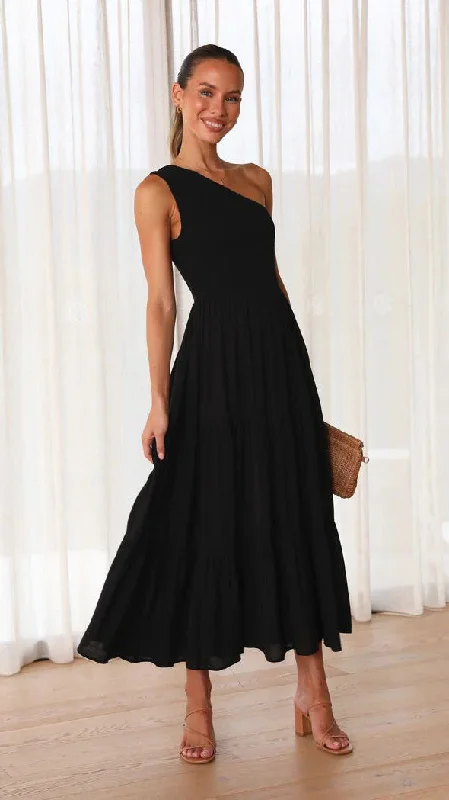 Off - the - Shoulder Women Dress for a Romantic and Feminine LookMargaret Shoulder Sleeveless Summer Dress