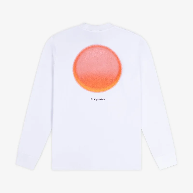 Ringer T Shirt Women with Retro - Inspired StripesAnjunadeep Open Air Red Rocks 2024 Long Sleeve Tee / White