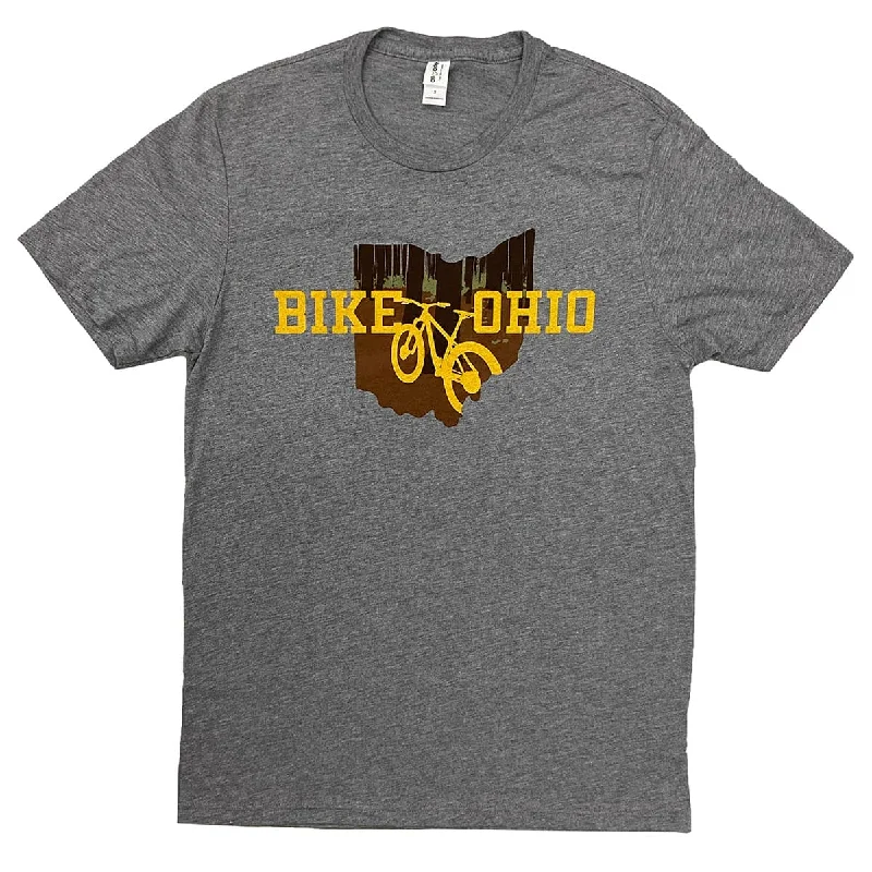 Crew Neck Women T Shirt with a Timeless DesignBike Ohio Shirt