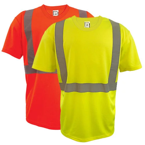 Crop Top Women T Shirt to Pair with High - Waisted BottomsCoolworks Short Sleeve Hi-Vis T-Shirts TS1000