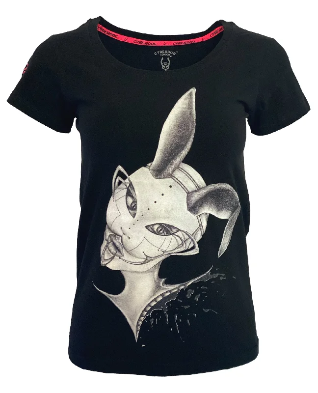 Graphic Print Women T Shirt for a Trendy StatementGIRLS DOMINATRIX T-SHIRT