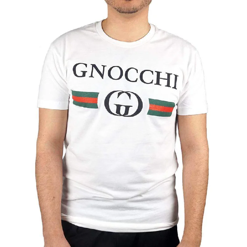 Distressed Women T Shirt with a Laid - Back AestheticGnocchi Tee