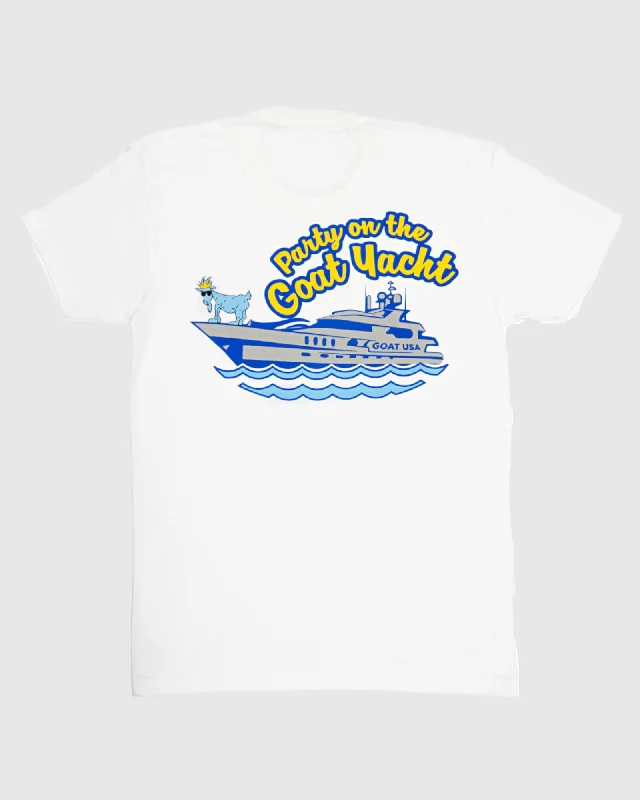 Crop Top Women T Shirt to Pair with High - Waisted BottomsGOAT Yacht T-Shirt