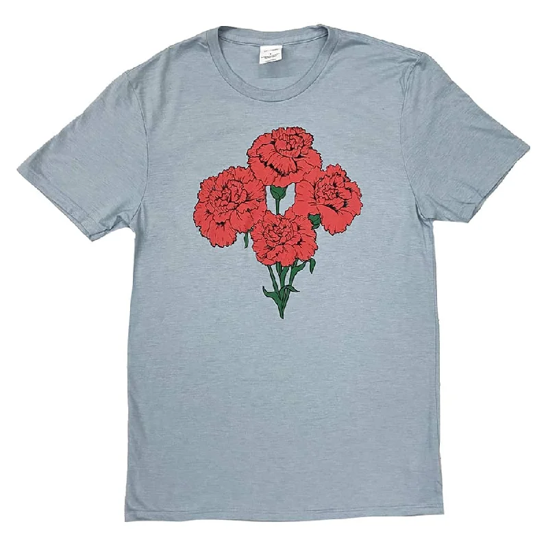 V - Neck Women T Shirt to Enhance the NecklineOhio Carnation Shirt