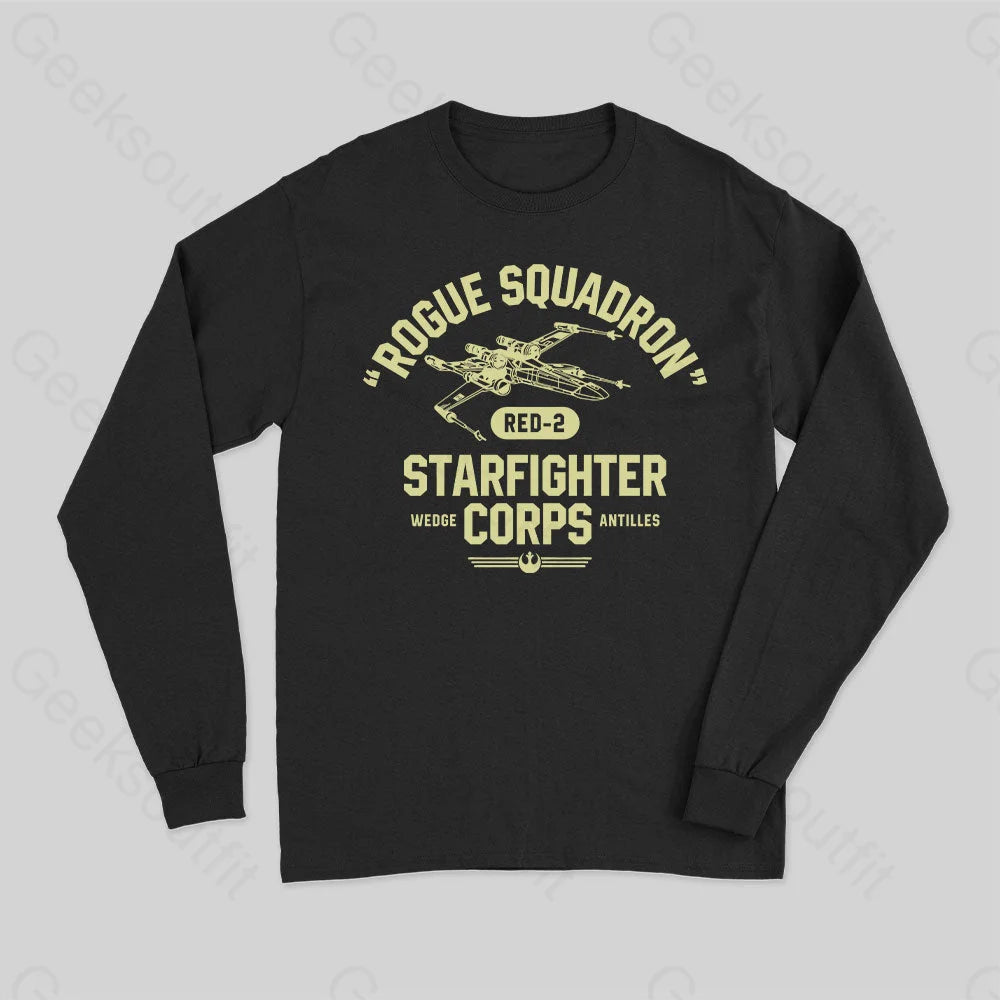 Graphic Print Women T Shirt for a Trendy StatementRogue Squadron Wedge Antilles Long Sleeve T-Shirt