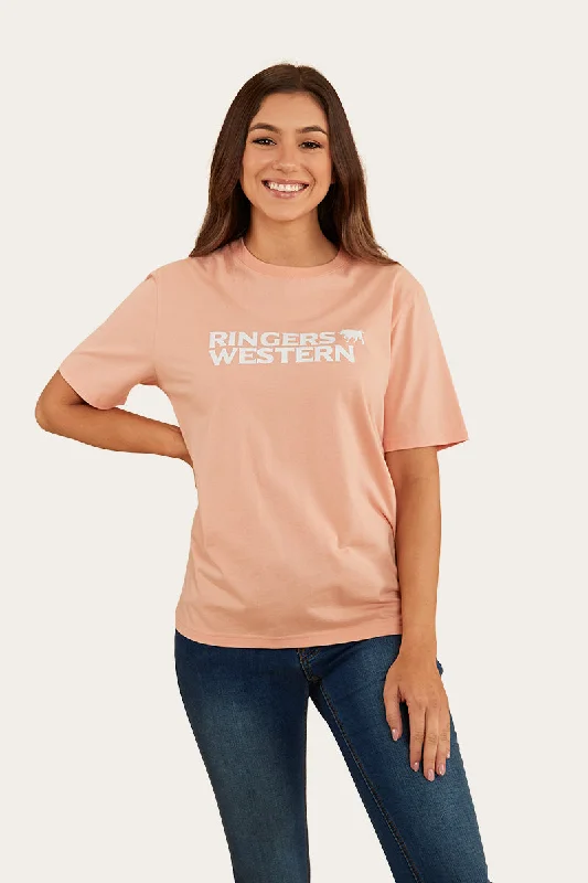 Organic Cotton Women T Shirt for Eco - Conscious WearersSomerset Womens Loose Fit T-Shirt - Peach