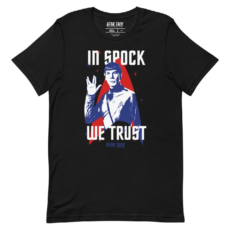 V - Neck Women T Shirt to Enhance the NecklineStar Trek In Spock We Trust Unisex T-Shirt