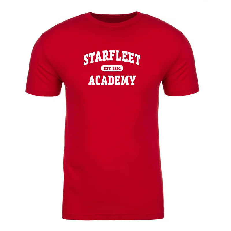 Distressed Women T Shirt with a Laid - Back AestheticStar Trek Starfleet Academy EST. 2161 Adult Short Sleeve T-Shirt