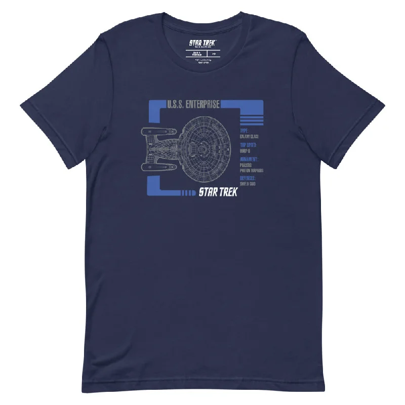 Muscle Women T Shirt for a Sporty and Casual LookStar Trek: The Next Generation 1701-D Schematic Unisex T-Shirt