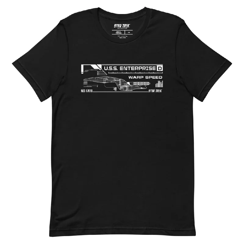 Pocketed Women T Shirt for Added FunctionalityStar Trek: The Next Generation U.S.S Enterprise D Unisex T-Shirt