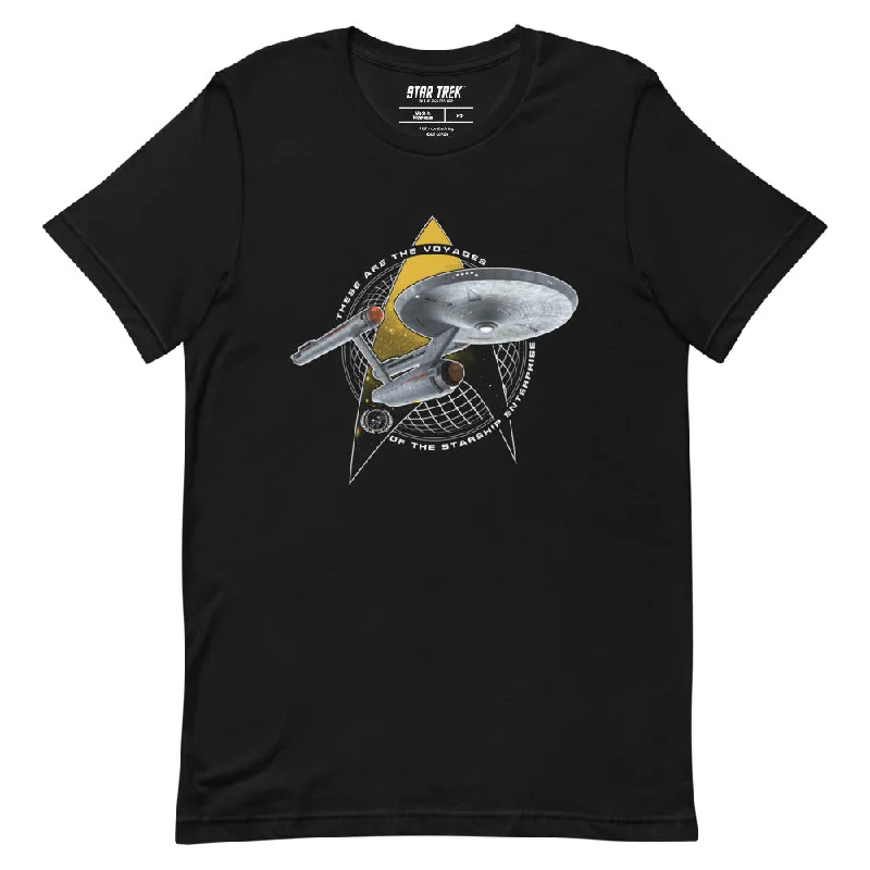 Embroidered Women T Shirt with Intricate DetailsStar Trek: The Original Series These Are The Voyages Unisex T-Shirt