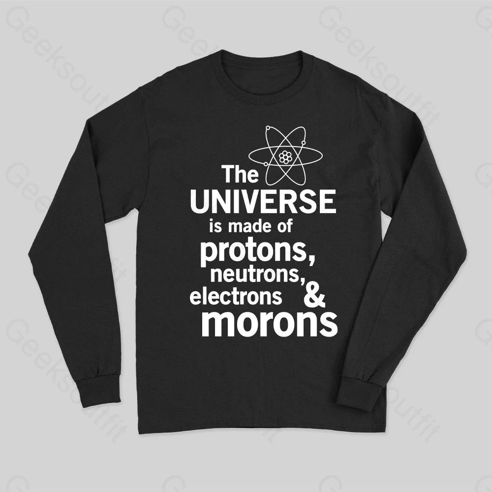 Long Sleeve Women T Shirt for Cooler WeatherThe composition of the universe Science Long Sleeve T-Shirt