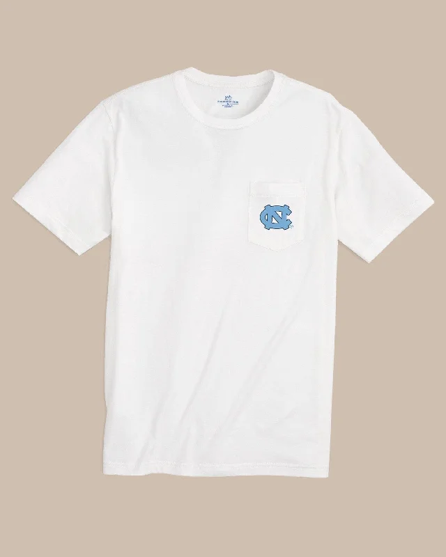 Tie - Dye Women T Shirt with a Bohemian VibeUNC Tar Heels Gameday Embroidered Short Sleeve T-Shirt