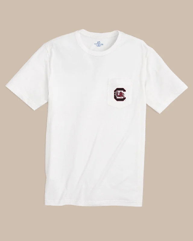 Organic Cotton Women T Shirt for Eco - Conscious WearersUSC Gamecocks Gameday Embroidered Short Sleeve T-Shirt