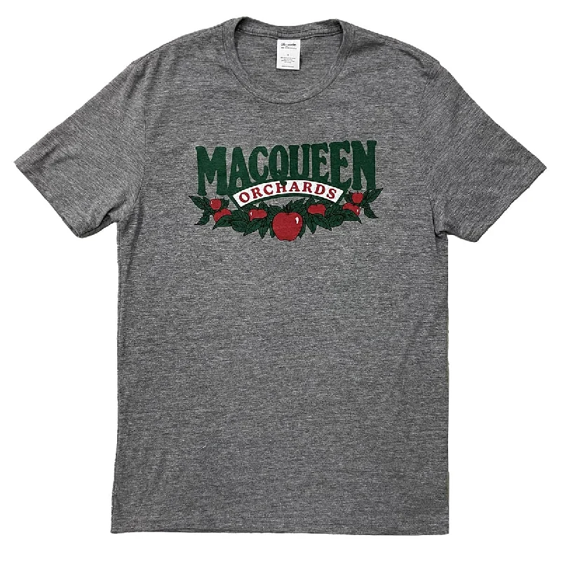 Crop Top Women T Shirt to Pair with High - Waisted BottomsVintage MacQueen Orchards Shirt