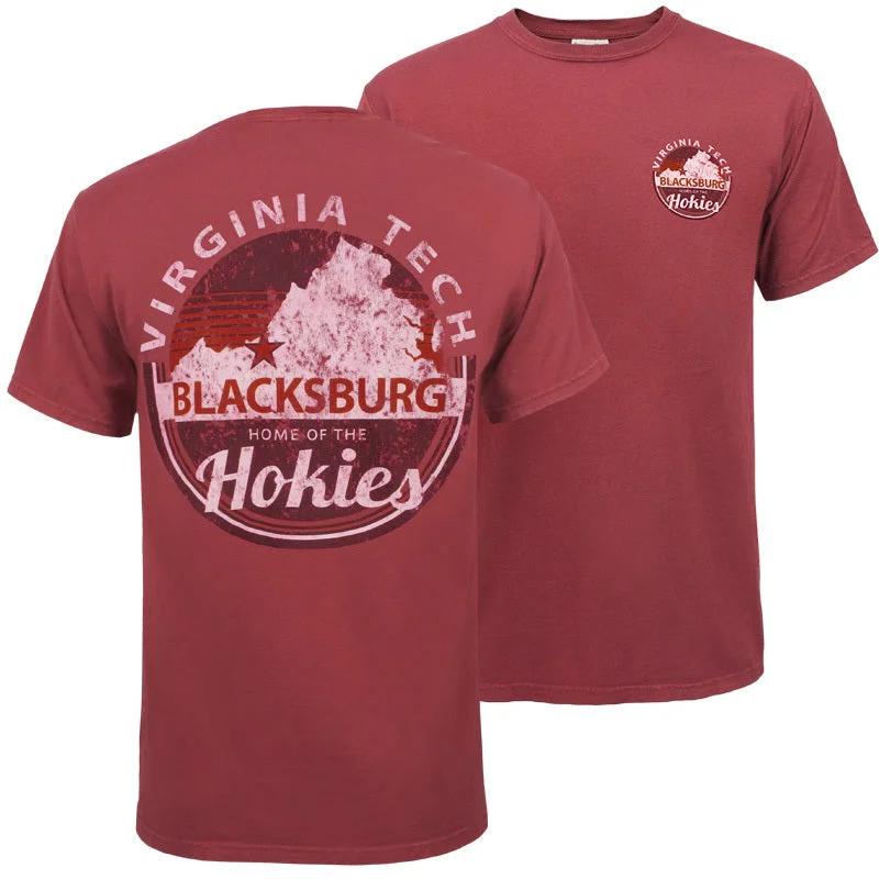 Embroidered Women T Shirt with Intricate DetailsVirginia Tech Home of the Hokies T-Shirt: Maroon by Gear