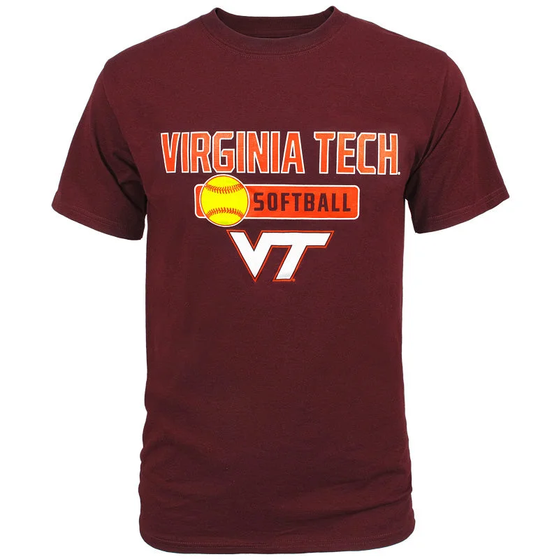 Moisture - Wicking Women T Shirt for Active LifestylesVirginia Tech Softball T-Shirt by Champion