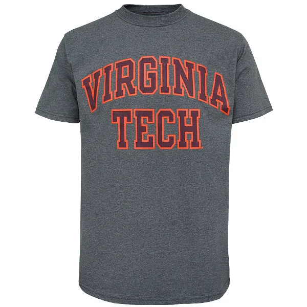 Organic Cotton Women T Shirt for Eco - Conscious WearersVirginia Tech T-Shirt: Granite Heather by Champion